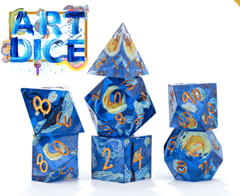 “The Starry Night” Fine Art Dice